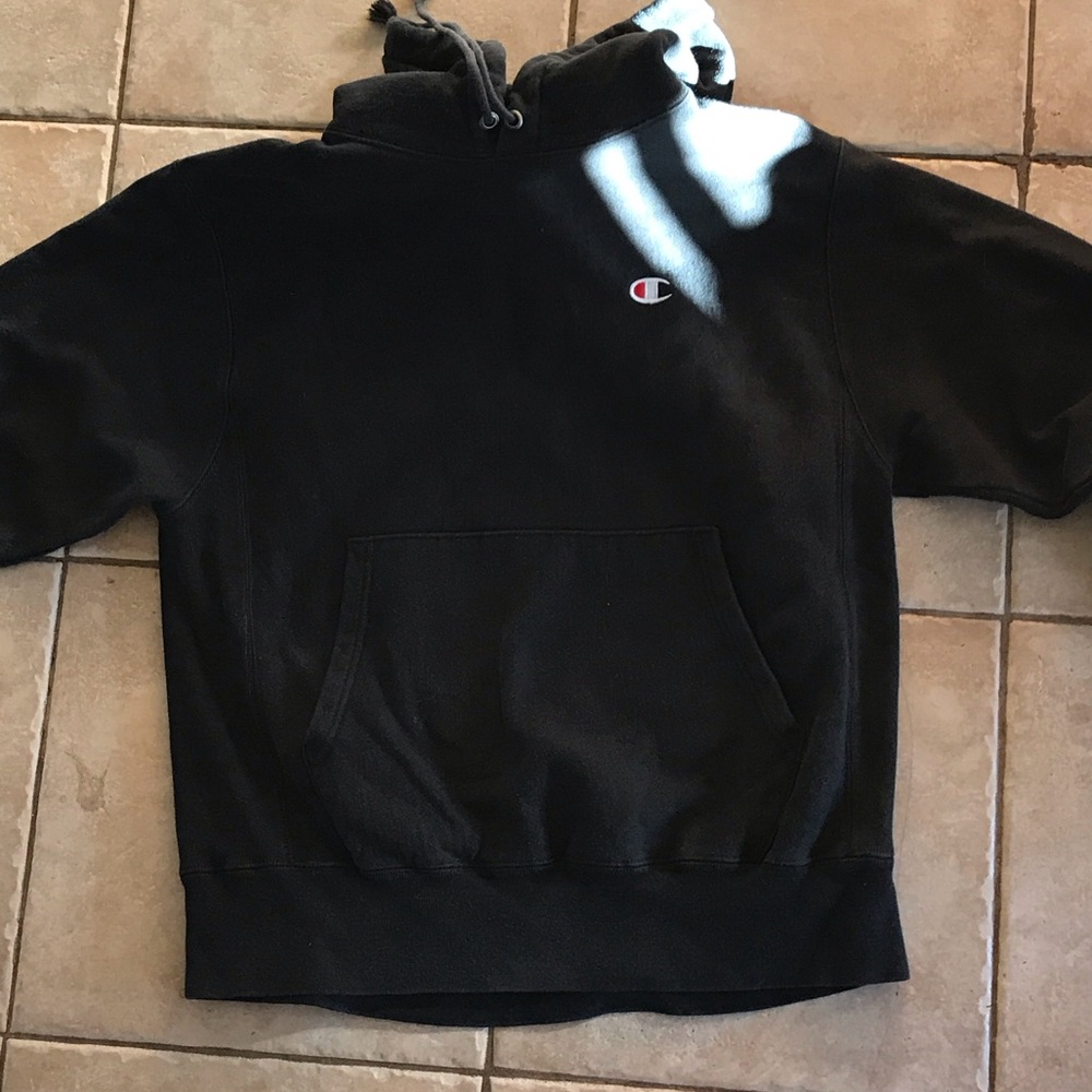 Champion Black Pullover Hoodie
